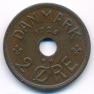 Дания, 2 эре (1928 г.)