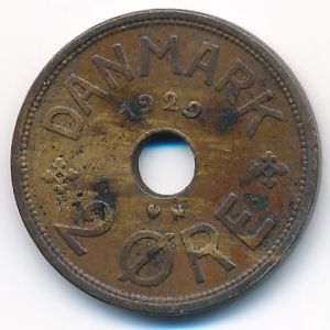 Дания, 2 эре (1929 г.)