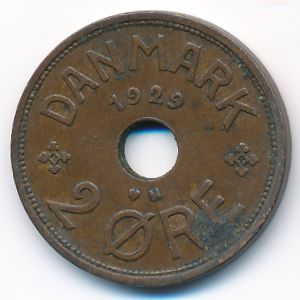 Дания, 2 эре (1929 г.)