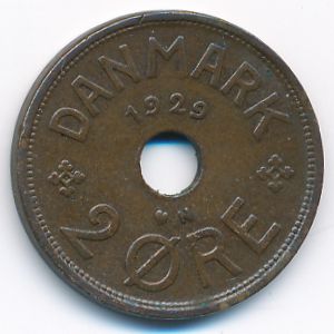 Дания, 2 эре (1929 г.)