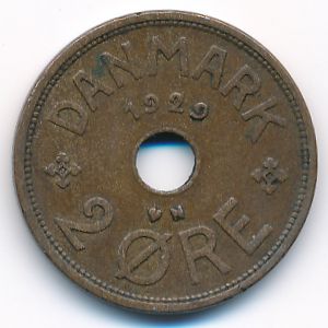 Дания, 2 эре (1929 г.)