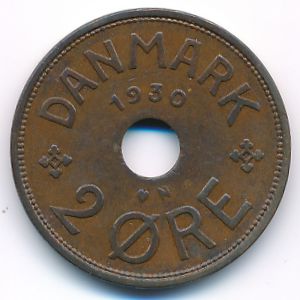Дания, 2 эре (1930 г.)