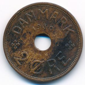 Дания, 2 эре (1930 г.)