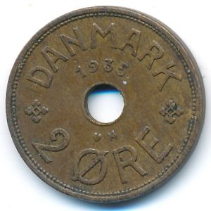 Дания, 2 эре (1935 г.)