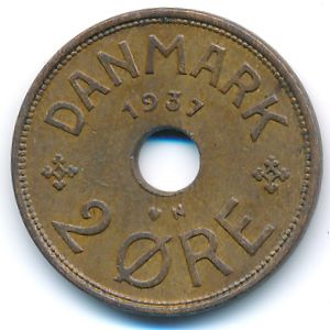 Дания, 2 эре (1937 г.)