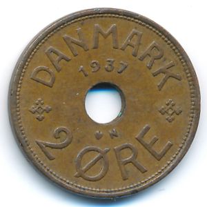 Дания, 2 эре (1937 г.)