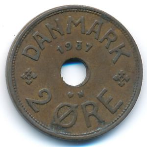 Дания, 2 эре (1937 г.)