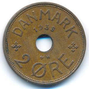 Дания, 2 эре (1938 г.)