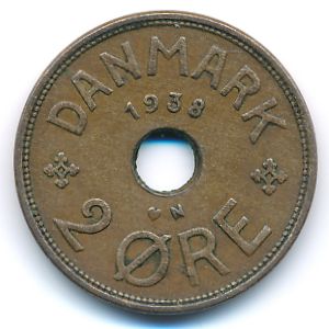 Дания, 2 эре (1938 г.)