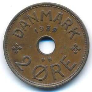 Дания, 2 эре (1939 г.)
