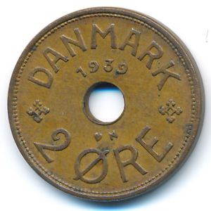 Дания, 2 эре (1939 г.)