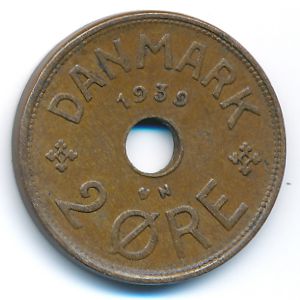 Дания, 2 эре (1939 г.)