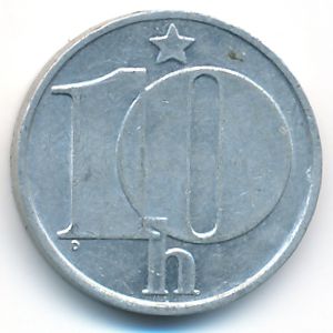 Чехословакия, 10 гелеров (1978 г.)