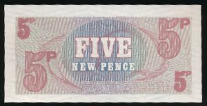 Великобритания, 5 новых пенсов (1972 г.)