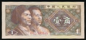 Китай, 1 цзяо (1980 г.)