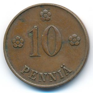 Финляндия, 10 пенни (1922 г.)