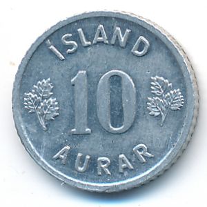 Iceland, 10 aurar, 1974