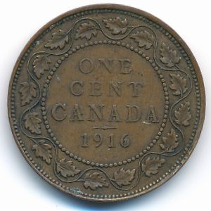 Canada, 1 cent, 1916