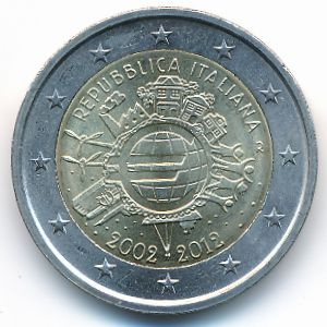 Italy, 2 euro, 2012