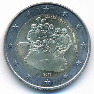 Мальта, 2 евро (2013 г.)