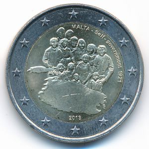 Мальта, 2 евро (2013 г.)