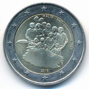 Malta, 2 euro, 2013