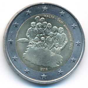 Мальта, 2 евро (2013 г.)