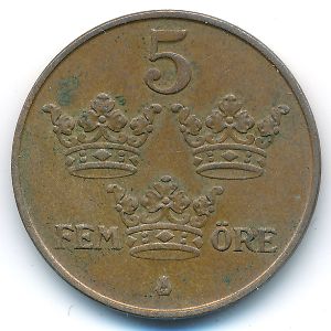 Швеция, 5 эре (1950 г.)