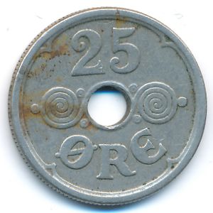 Дания, 25 эре (1924 г.)