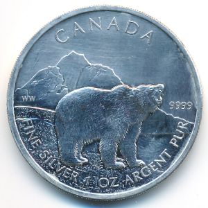 Канада, 5 долларов (2011 г.)