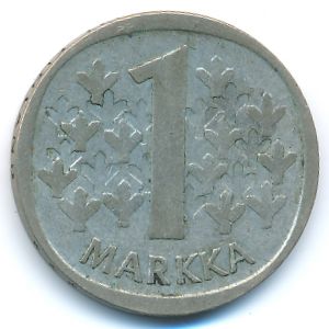 Финляндия, 1 марка (1967 г.)