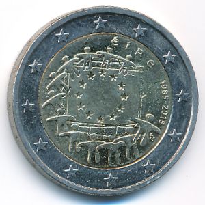 Ирландия, 2 евро (2015 г.)