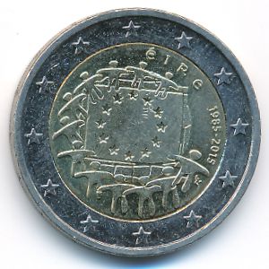 Ирландия, 2 евро (2015 г.)
