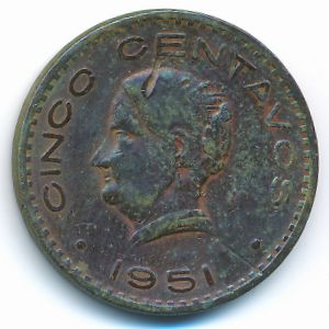 Мексика, 5 сентаво (1951 г.)