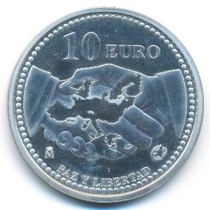 Испания, 10 евро (2005 г.)