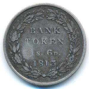 Great Britain, 1 shilling 6 pence, 1813