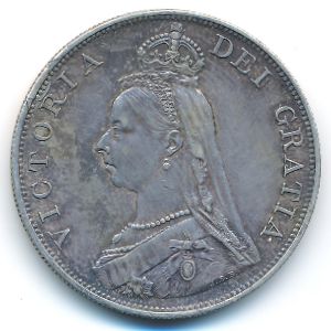 Великобритания, 2 флорина (1887 г.)