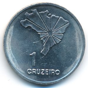 Бразилия, 1 крузейро (1972 г.)
