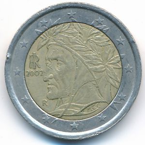 Italy, 2 euro, 2002