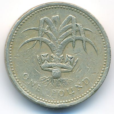 Великобритания, 1 фунт (1985 г.)