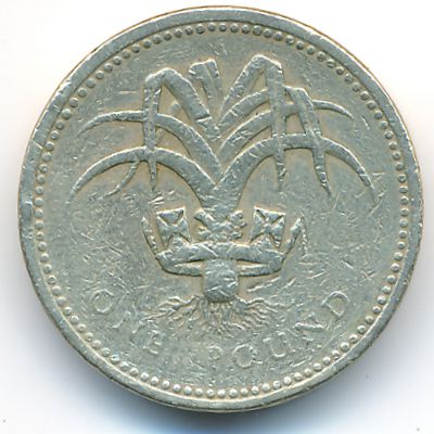 Великобритания, 1 фунт (1985 г.)