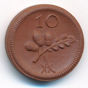 Мюнстерберг., 10 пфеннигов (1921 г.)