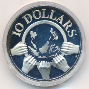 Сингапур, 10 долларов (1977 г.)