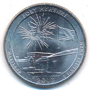 США, 1/4 доллара (2013 г.)