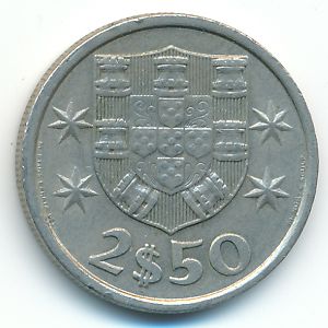 Португалия, 2,5 эскудо (1984 г.)