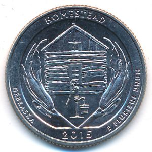 США, 1/4 доллара (2015 г.)