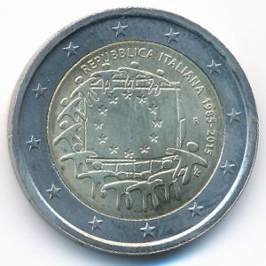 Италия, 2 евро (2015 г.)