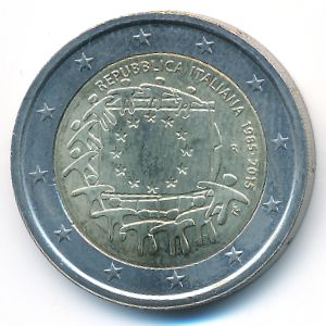 Италия, 2 евро (2015 г.)
