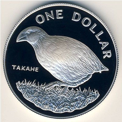 New Zealand, 1 dollar, 1982