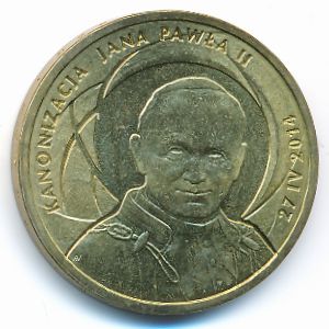 Польша, 2 злотых (2014 г.)